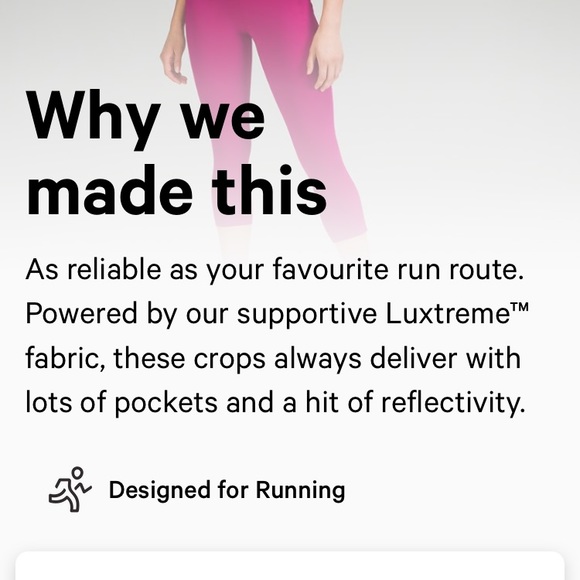 Lululemon Athletica Swift Speed HR Crop 21” - Picture 9 of 11